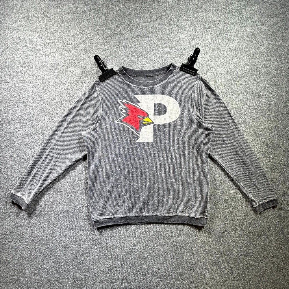 Boxercraft Sweatshirt Men's Medium Gray Graphic Print Cardinal P Cotton Pullover